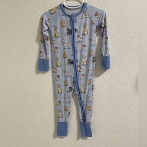 Kiki + Lulu animal bamboo footie pajama